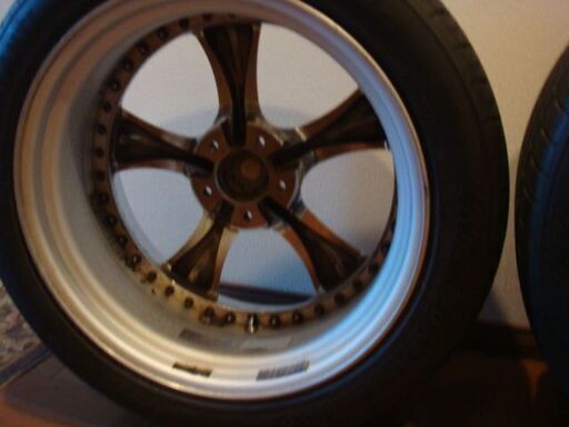 ★ドリフト★希少サイズ★ビエナクラージェ★リム幅8㎝　PCD114.3  5H 19- 9.5J＋22 バリ山DAVANTI 275/40ZR19  101Y ★2本です。