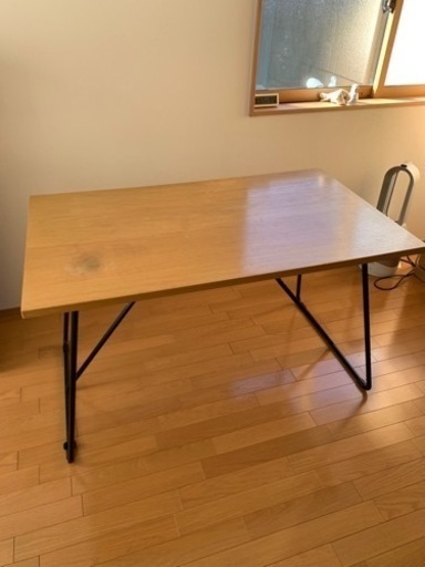 無印良品 折りたたみテーブル・幅１２０ｃｍ・オーク材