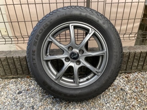 ホイール付きスタットレスタイヤ　4本セット　185/65R（ニッサンノート使用）