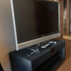 SHARP37インチテレビ　スピーカー内蔵テレビ台セット