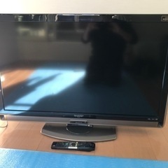 【ジャンク品です】SHARP40型Blu-ray付テレビです