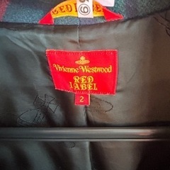 取引中/vivienne westwoodコート（緑チェック/サイズ2）の画像