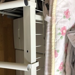 ロフトタイプパイプベット　ホワイトの画像