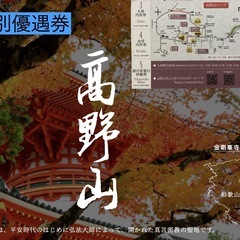 高野山　金剛峯寺等の施設利用券　2500円相当