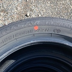 未使用タイヤ　ダンロップ　エナセーブEC300+  165/60R15 77H新品　4本セットの画像