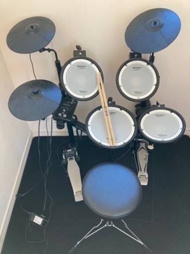 Roland 電子ドラム　ローランド V-Drums Portable TD-1KPX2 マット付き【美品】