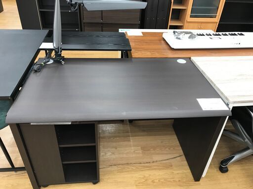 ★ジモティ割あり★  デスク 茶 H72×W121×D70 クリーニング済み KJ1151