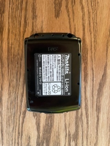 マキタリチウムイオンバッテリー BL1860B 18V 6.0Ah