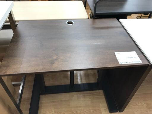 ★ジモティ割あり★  PCデスク 茶 H71×W91×D61 クリーニング済み KJ1156