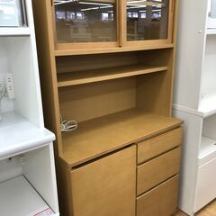 ★ジモティ割あり★ 無印良品 食器棚 しろ H176×W88×D...