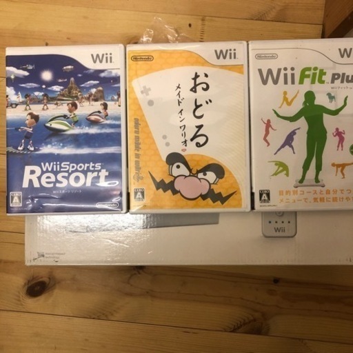 Wii ソフト３つ