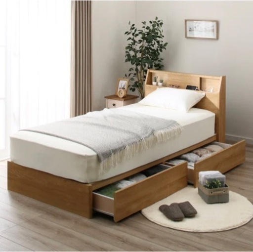 (取引中)ニトリ　シングルベッド　ベッドフレーム