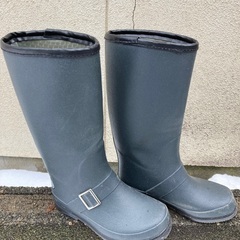 【冬用】レインブーツ　長靴　23cm前後くらい