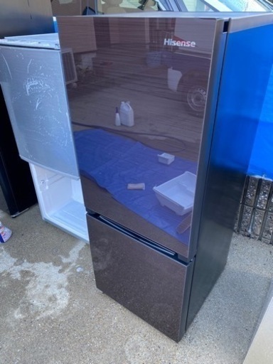 お薦め品‼️ハイセンス ガラストップ冷蔵庫 154L 2019年 