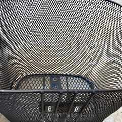 自転車　前かご＆後ろカゴ＆取り付け金具&新品ひったくり防止カバーの画像