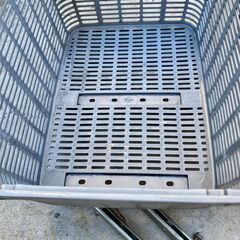 自転車　前かご＆後ろカゴ＆取り付け金具&新品ひったくり防止カバーの画像