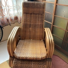 ラタン　座椅子（値段交渉可）