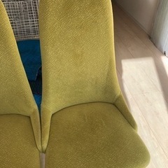 ダイニングテーブル&ハイバックチェア6脚の画像