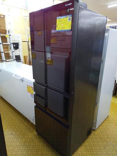 値下げしました シャープ 6ドア冷蔵庫 502L SJ-AF50H-R 2021 22-1688 高く買取るゾウ八幡西店