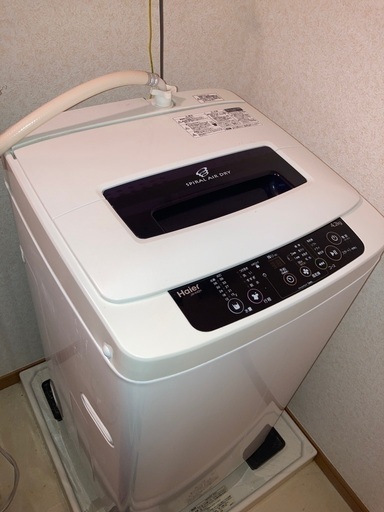 シンプル白の洗濯機2000円