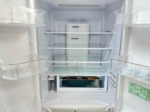 使用僅か 6ドア冷蔵庫 2022年式 485L R-H49S 自動製氷