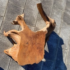 再再値下げ天然木のテーブルの画像