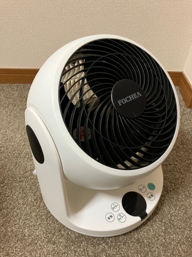 【値下げ ^o^ 美品】コロナ対策にも　現行2020年モデル　首振り・タイマー機能付きサーキュレーター FOCHEA YSｰ012