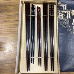 1225-067 輪島塗 お箸 5膳セット