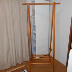 ★天然木材★おしゃれ★ハンガーラック★HANGER RACK★