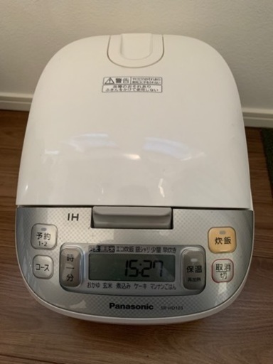 炊飯器Panasonic SR-HD103-W→2014年製