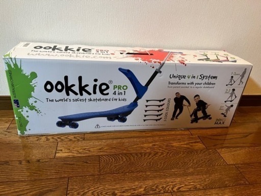 【取引終了】Ookkie オーキー 子供用 スケートボード ブラック