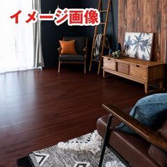 江戸間6畳用ウッドカーペット（ブラウンとアイボリー）