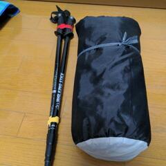 1人用 ワンポールテント トレッキングポール付き