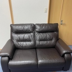 ニトリ　2人がけソファーの画像