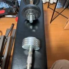 ダンベル二種　10キロ　黒（1.25×2、2.5×2、2.5）シ...