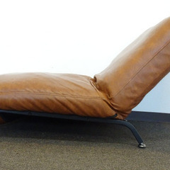 【中古品】Harmonia（ハルモニア） スチールレッグソファ 幅640mm 42段階 フリーロックギア リクライニング j12-51の画像