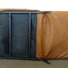 【中古品】Harmonia（ハルモニア） スチールレッグソファ 幅640mm 42段階 フリーロックギア リクライニング j12-51の画像
