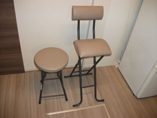 折りたたみチェア　2台セットで