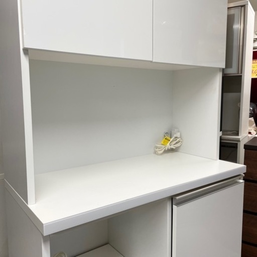 キッチンボード　食器棚　土井インテリヤ工業　大川家具 Amazon｜土井インテリヤ 食器棚 オープンボード セイル 約幅115