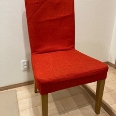 【差し上げます】IKEA ダイニングチェアHENRIKSDAL 2脚