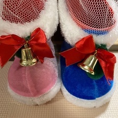 クリスマス　お菓子入れ　長靴　２つセットの画像
