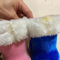 クリスマス　お菓子入れ　長靴　２つセットの画像