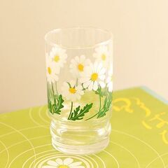 アデリア グラス 野ばな ADERIA GLASS タンブラー10個セット コップ グラス 石塚硝子 昭和レトロ (R2268wY)の画像