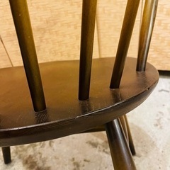 《売約済》【池上店】  アーコール　ERCOL スモーカーズチェア　カウホーンチェア　ダイニングチェア　ラウンジチェア　英国　ビンテージ　アンティーク　1957-1976 アームチェア　希少　レア　人気　イギリス 🚚運搬無料エリア有 / 大田区 リサイクルショップ 🪜Lumberroom - ランバールーム - 池上店 / 池上駅 大森駅 蒲田駅 最寄り🪜の画像