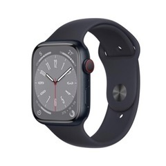 新品 未開封 Apple Watch 8 アップルウォッチ8 45mm ミッドナイトアルミニウムケース ミッドナイトスポーツバンド セルラーモデル MNK43J/A 2022/12/25