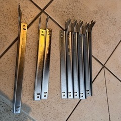 棚受け　レールにセットする金具セットの画像