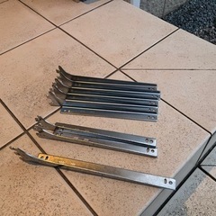 棚受け　レールにセットする金具セットの画像