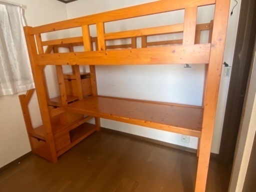 木製　ロフトベッド