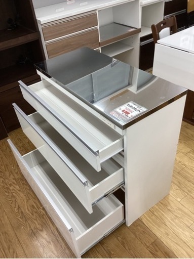 KL-98【新入荷　リサイクル品】キッチンカウンター　白