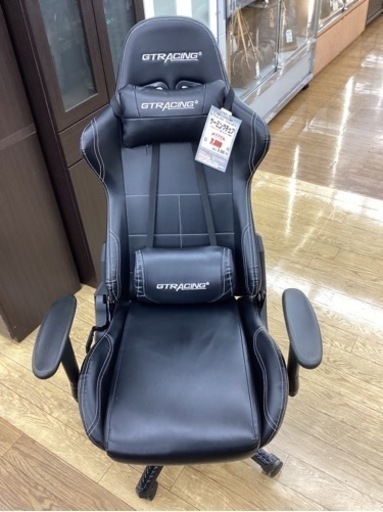 KL-103【新入荷　リサイクル品】GTRACING ゲーミングチェア　黒